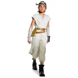 Rey-Kostüm für Kinder, Star Wars: Das Erwachen der Macht, Größe 7–8 Jahre, inkl. Tunika, Hose, Schutzbrille, befestigten Gürteln und Tasche, abgetrennten Ärmeln und Stiefelüberzügen