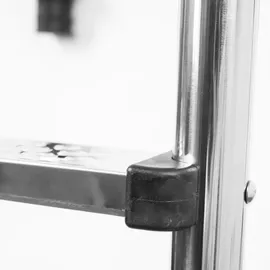 Evolution Einbauleiter weit 3-stufig V2A Edelstahl Pool Handlauf