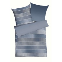 KAEPPEL Timeless Feinbiber blau 155 x 220 cm + 80 x 80 cm