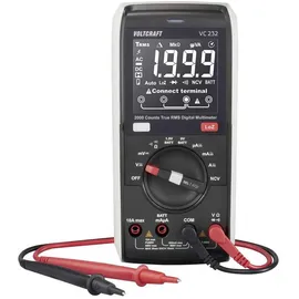 VOLTCRAFT VC232 Hand-Multimeter digital True RMS LoZ CAT III 600 V Anzeige (Counts): 2000