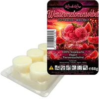 WonderWax Duftwachs WonderWax® Duftriegel 6 x Duftwachs Kreise Weiß, 100% Sojawachs (Wassermelonensorbet), Duftrichtung: Wassermelonensorbet