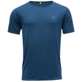 Devold Valldal Merino 130 Tee Herren T-Shirt-Blau-S