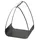 Boltze Kaminholzregal Timo Metall 30,7 x 50 x 40 cm Schwarz
