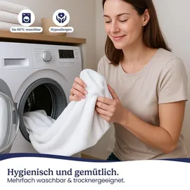 Gentle North Matratzenschoner wasserdicht 160 x 200 cm weiß