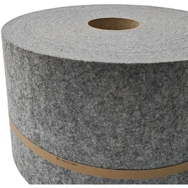 zaun|zu® Sichtschutzstreifen Vlies 26 x 1 cm Hellgrau