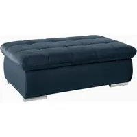 DOMO collection Hocker »Mona«, mit Stauraumfach, blau
