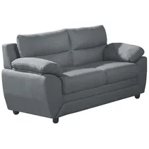 vente-unique Vente-unique-Sofa 2-Sitzer, - Stoff - Anthrazit, - Manoa