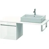 Duravit DuraStyle Waschtisch-Unterschrank DS533202222 50 x 54,8 cm, weiß hochglanz, für Konsole, 1 Auszug