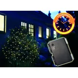 FHS International LED-Lichterkette Lichternetz 3 m Warmweiß