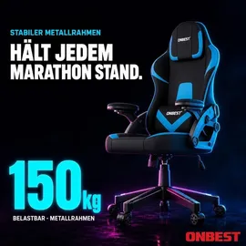 onbest Gaming Stuhl Blau