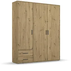 rauch BLUE Kleiderschrank Voyager 140 x 194 cm Holzoptik Eiche Artisan