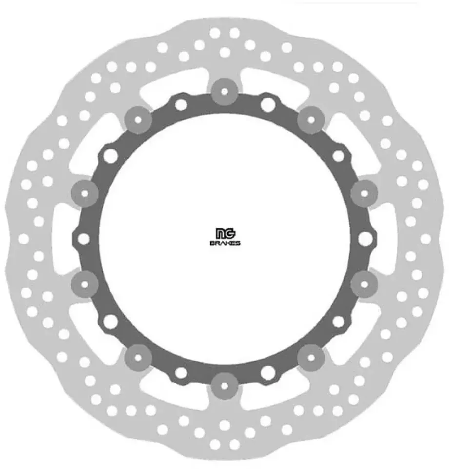 Ng 1147764 Schwimmend Gelagerte Bremsscheibe - Silver - One Size