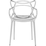 Kartell - Masters Stuhl, metallic verchromt