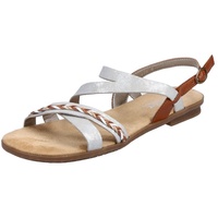 Rieker Damen Sandalen 64263-40 grau Gr. 39