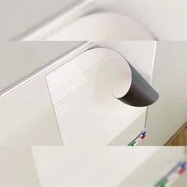 ALLboards magnetische Whiteboardfolie Fünf Zeilen liniert 80,0 x 95,0 cm, 1 St.