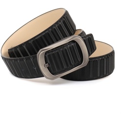 Ledergürtel ANTHONI CROWN, Damen, Gr. 80, schwarz, Rindsleder, casual, Gürtel