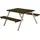 Plus Picknicktisch Alpha Stahl-Holz 118 x 161 x 73 cm schwarz
