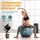 TRESKO Gymnastikball Cool-Grey-Blue 75 cm