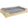 Erst-Holz Kuscheliges Haustierbett extra groß 120x70 cm, Kiefer V-30.32-K-120x70 mit Rollrost. Polster und Matratze