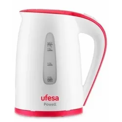Ufesa Powell 1,7 l Wasserkocher aus weißem Kunststoff