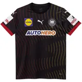 Puma Puma, Jungen, Sportshirt, DHB Away Jersey Jr with Sponsor (116), Schwarz, 116