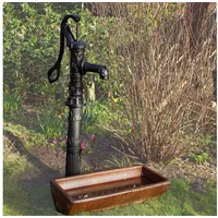Trutzholm Schwengelpumpe + Pumpenständer Antik Nostalgie Gusseisen Handpumpe Gartenpump...