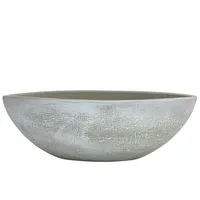 Dehner Keramik-Jardiniere Romy, oval, Creme