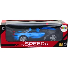 LeanToys RC-Auto Sportwagen 1:18 CH RTR blau/schwarz