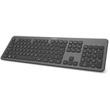 Hama KW-700 Tastatur anthrazit/schwarz, USB, DE (182611)