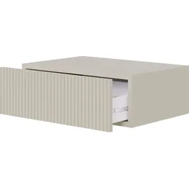 Selsey Veldio - Nachtkonsole mit Schublade, graubeige, 50 cm - Selsey