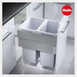 HAILO Euro-Cargo 2x 38 l Grau