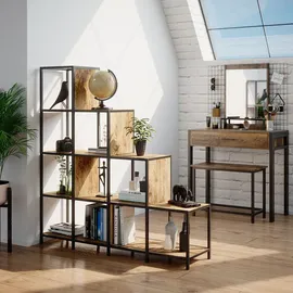 Vicco Bücherregal Fyrk 120 x 120 x 30 cm Schwarz