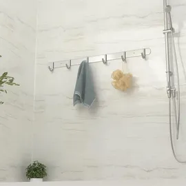 Intirilife Garderobenhaken Modell E silber
