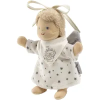 Sterntaler Spielpuppe zum Aufhängen, Schutzengel mit Halstuch, Motivdruck Sternzeichen