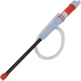 1 Stück Tragbare, Batteriebetriebene Wasserpumpe, Dieselpumpe, Elektrische Transferpumpe, Kraftstoff-saugpumpe, Ölpumpe, Benzinpumpe, Wassersaugpumpe (rot) - Crezuo