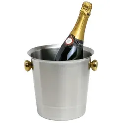 Chic Sekt- und Champagnerkübel, Flaschenkühler mit eleganter Formgebung, Maße (H x B x T): 60 x 19,5 x 19,5 cm