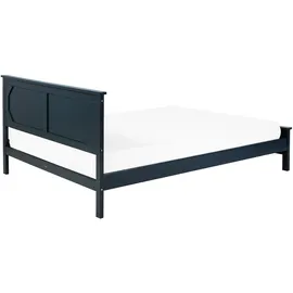 Beliani Olivet 140 x 200 cm Dunkelblau