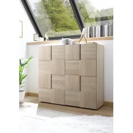 Home Affaire Highboard 121 x 111 cm Braun / Beige