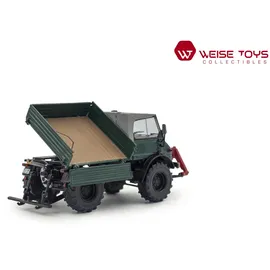 Weise-Toys Unimog 406 (U84) Moosgrün mit Klappverdeck-Fahrerhaus Modell von Weise-Toys 1:32