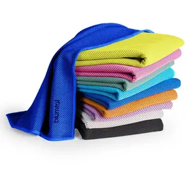 Blumtal Sporthandtuch 30 x 100 cm blau