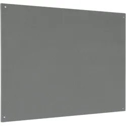 Bi-Office Rahmenlose Feuerhemmende Pinnwandtafel, grau, 150x120cm