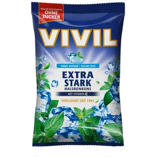 vivil® Extra Stark Halsbonbons ohne Zucker 120 g