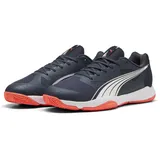 Puma Eliminate Turbo Hallenturnschuh, Parisian Night White-Glowing RED, 46.5