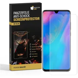 2x Panzerfolie für Huawei P30 ANTI-SHOCK Displayschutz Schutzfolie HD-KLAR PET Kunststoff Displayfolie Folie