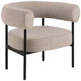 Carryhome Cocktailsessel, Beige, Metall, 78.5x71x67.5 cm, Wohnzimmer, Sessel, Cocktailsessel