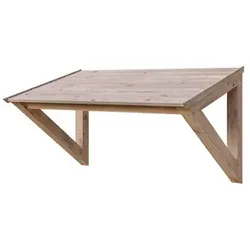 SKANHOLZ Vordach »Poel«, pultdach, douglasie, natur - beige