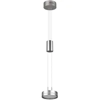 Trio LED-Pendelleuchte Franklin Alu, Eisen, Stahl & Metall Silber