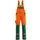 Mascot Safe Compete Warnlatzhose mit Knietaschen Barras Latzhose hi-vis orange/grün