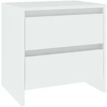 vidaXL Nachtschrank 45 x 34,5 x 44,5 cm Weiß