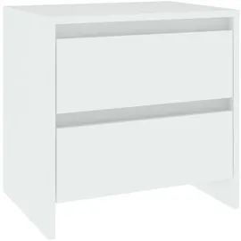 vidaXL Nachtschrank 45 x 34,5 x 44,5 cm Weiß
